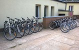 Rowery przygotowane dla grupy szkolnej  - fot. Adam Januszewicz