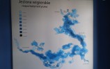 Mapa batymetryczna jeziora Wigry  - fot. Adam Januszewicz